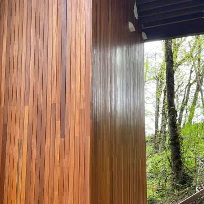 bangkirai rainscreen siding main structure 1