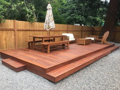 Cumaru Deck Finished with ExoShield Natural