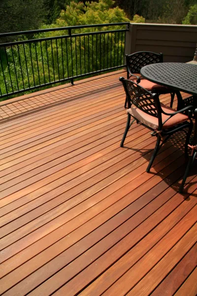 cumaru deck table close 1