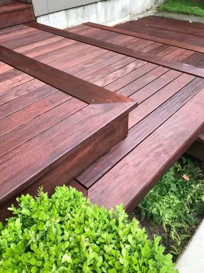 Ipe Deck finished with ExoShield Walnut 5