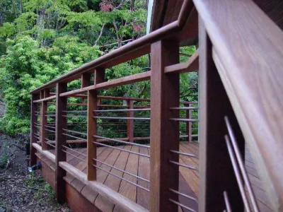 ipe railing stainless cables