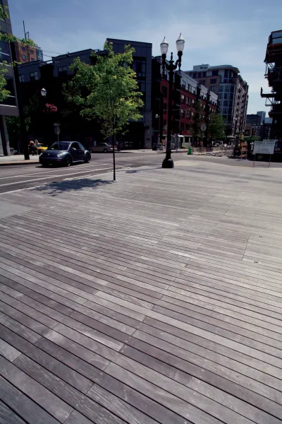 ipe weathered deck pearl portland