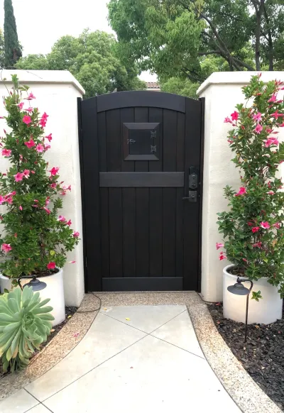 Mahogany Door Stained With Black Walnut ExoShield