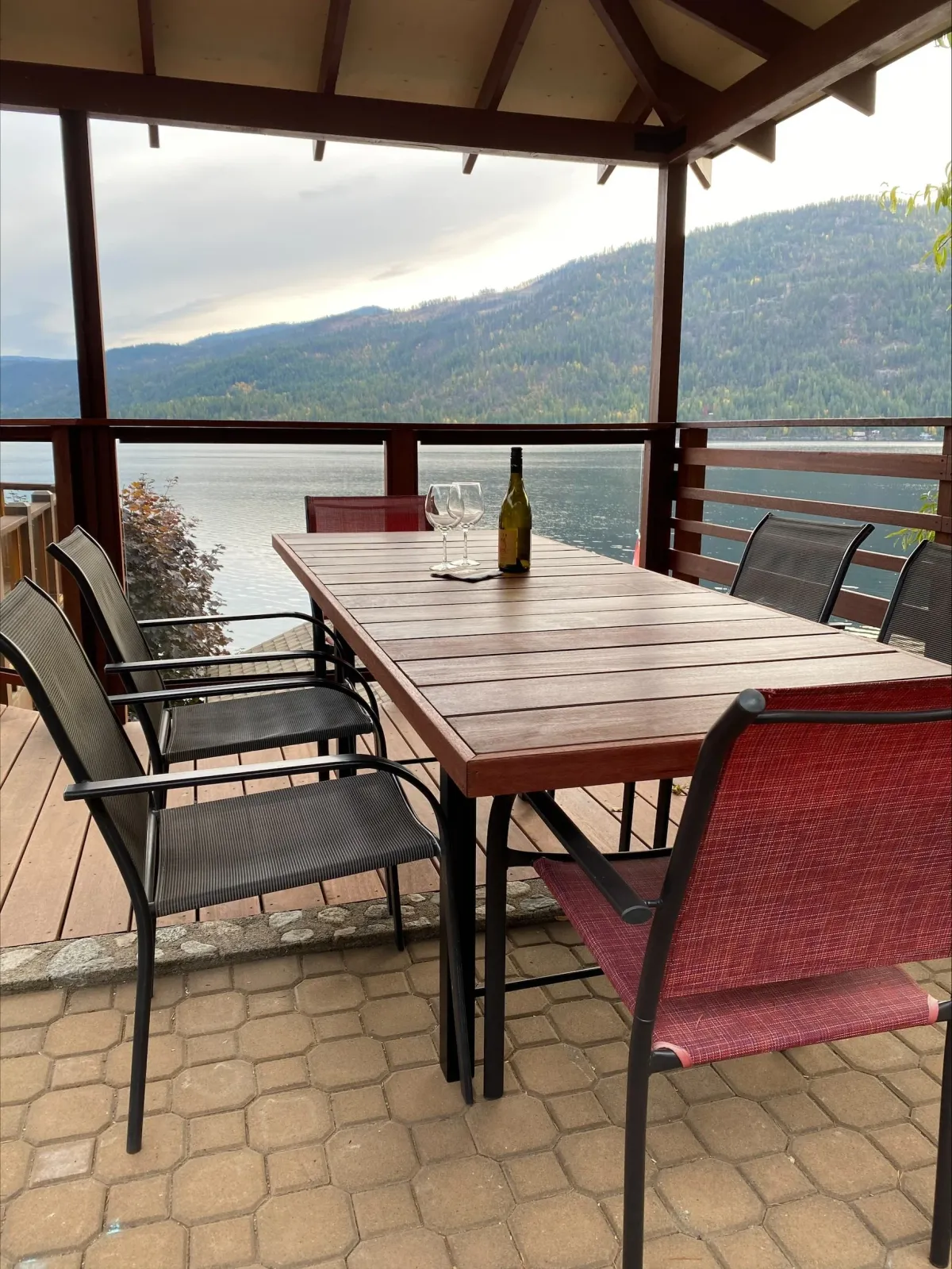Ipe Dining Table Finished with ExoShield Walnut