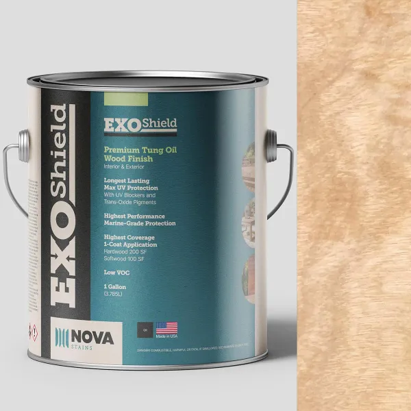 ExoShield Clear One Gallon Exterior Tung Oil Wood Stain
