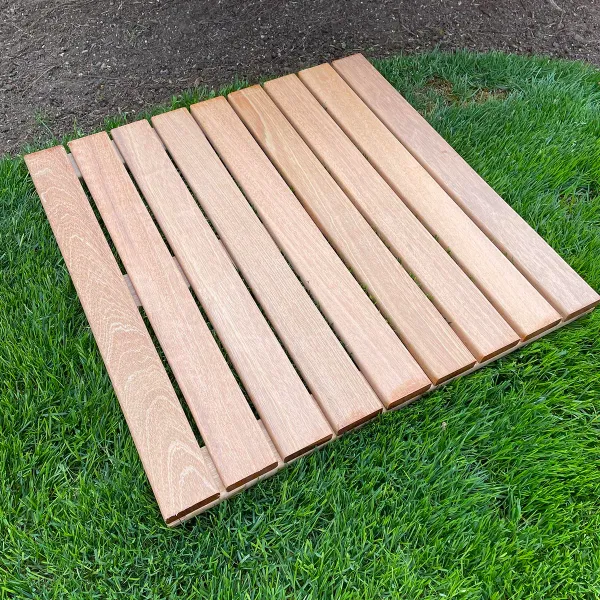 Bangkirai Hardwood 24x24 Deck Tiles