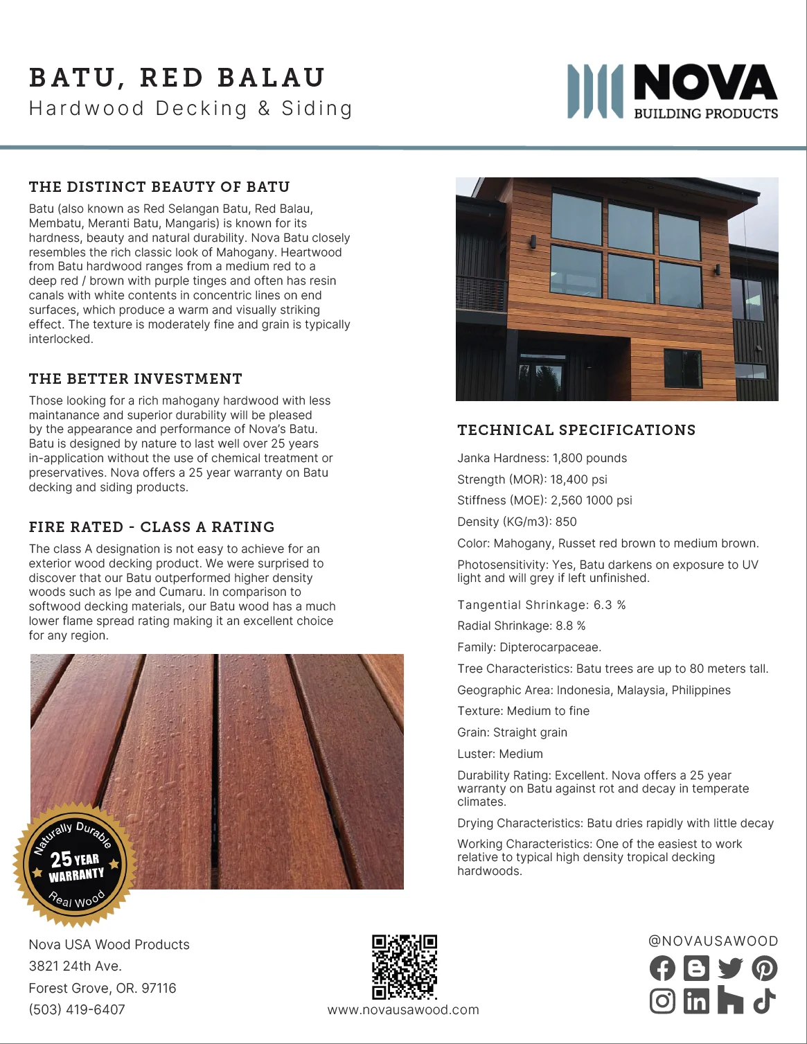 Batu Product Sheet Batu Product Sheet