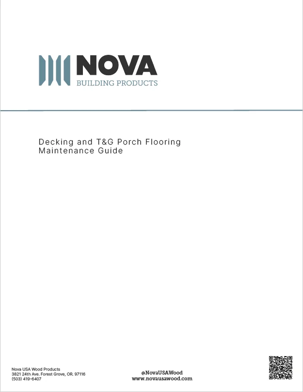 Decking and T&G Porch Flooring Maintenance Guide Decking and T&G Porch Flooring Maintenance Guide
