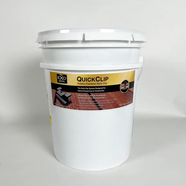 Glass Infused Nylon Plastic Hidden Fastener Decking Clip - Bucket 700 Count