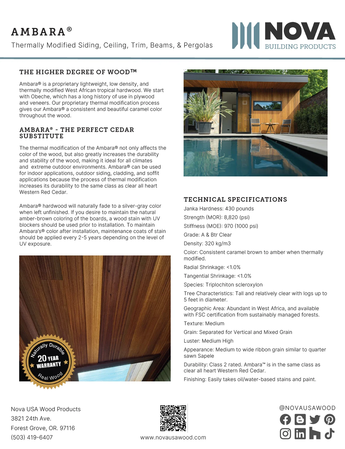 Ambara® Product Sheet Ambara® Product Sheet