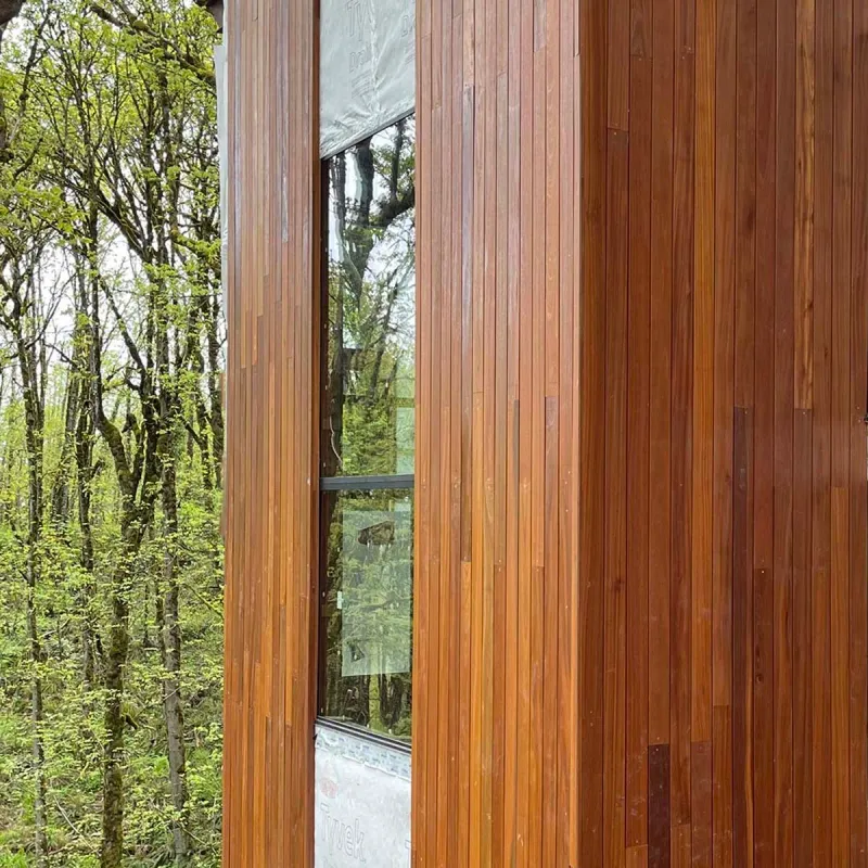 Bangkirai Hardwood Rainscreen Siding