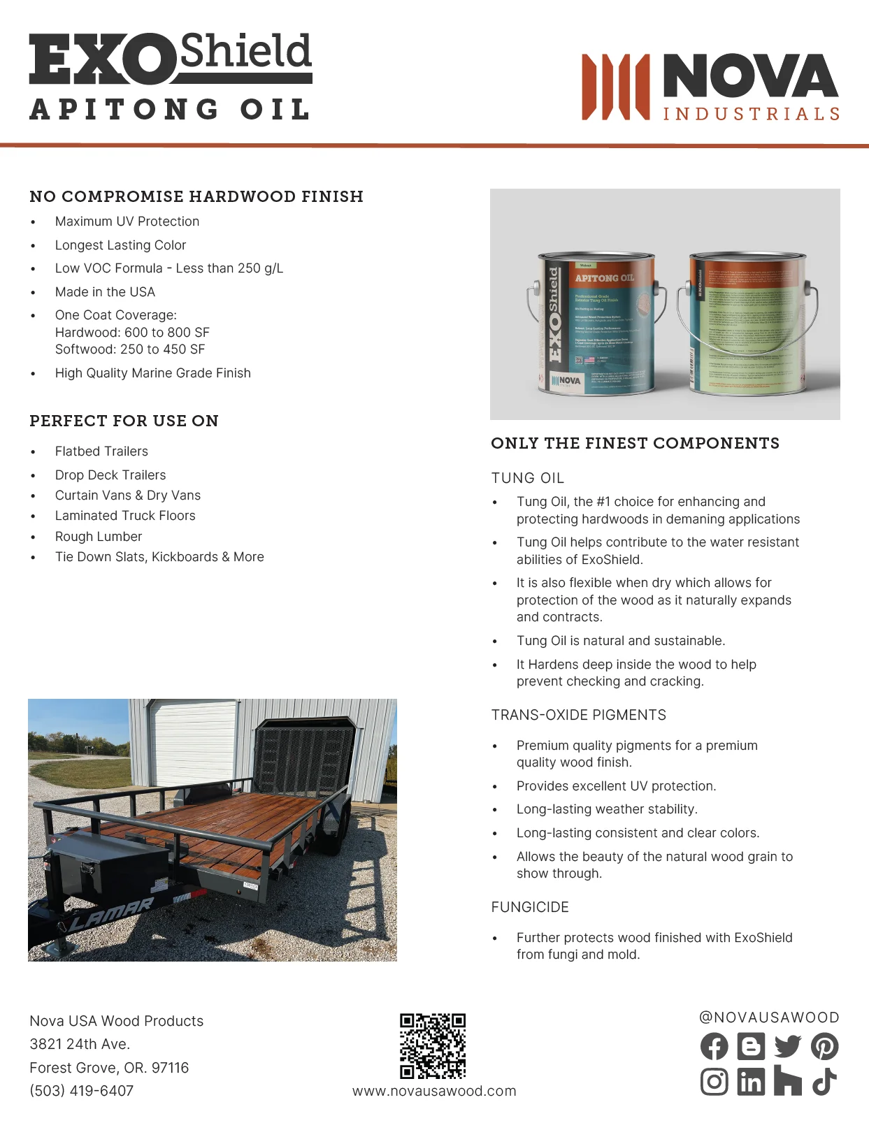 Apitong Oil Product Sheet Apitong Oil Product Sheet