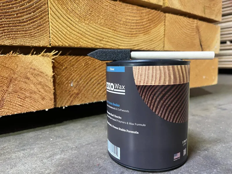 ExoWax on Hardwood Decking End Cuts