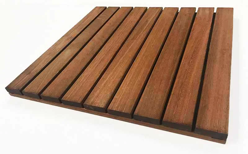 Outdoor Deck Tile in Batu Hardwood Outdoor Deck Tile in Batu Hardwood
