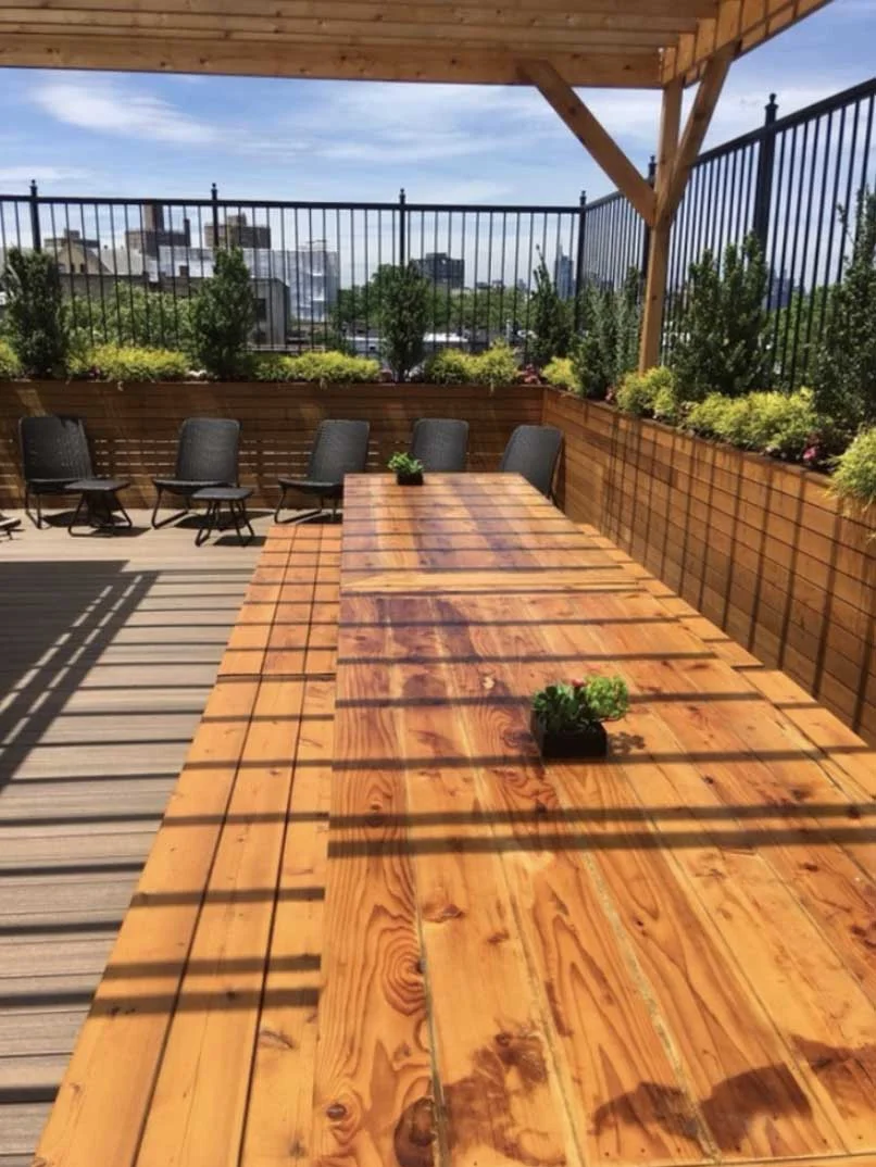 Deck planters Deck planters