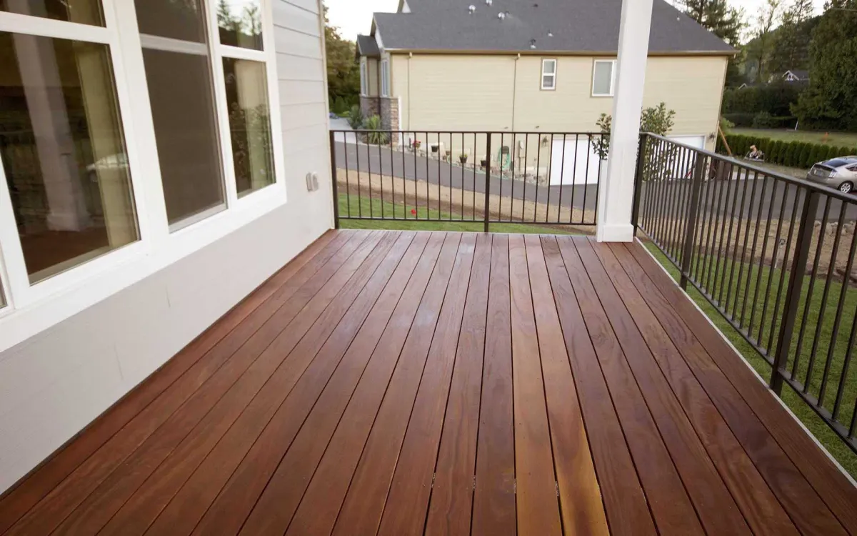 Fire Resistant Wood Deck in California Fire Resistant Wood Deck in California