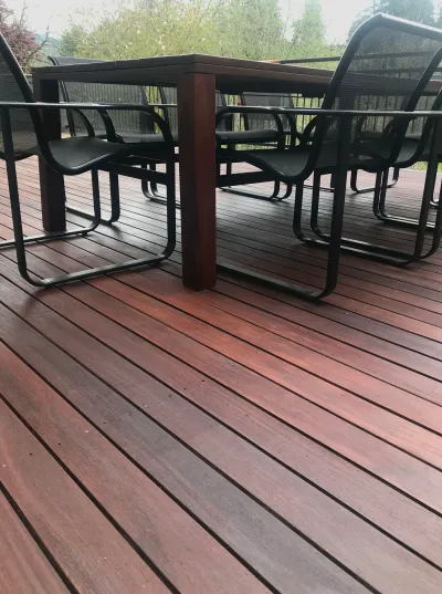 1x4 Cumaru Hardwood ExoShield Walnut Portland Oregon April 2020 Refinish 1