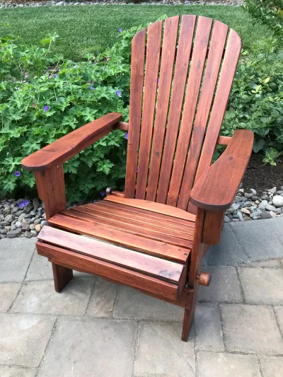 Adirondack Chair finished with ExoShield Wood Stain 3