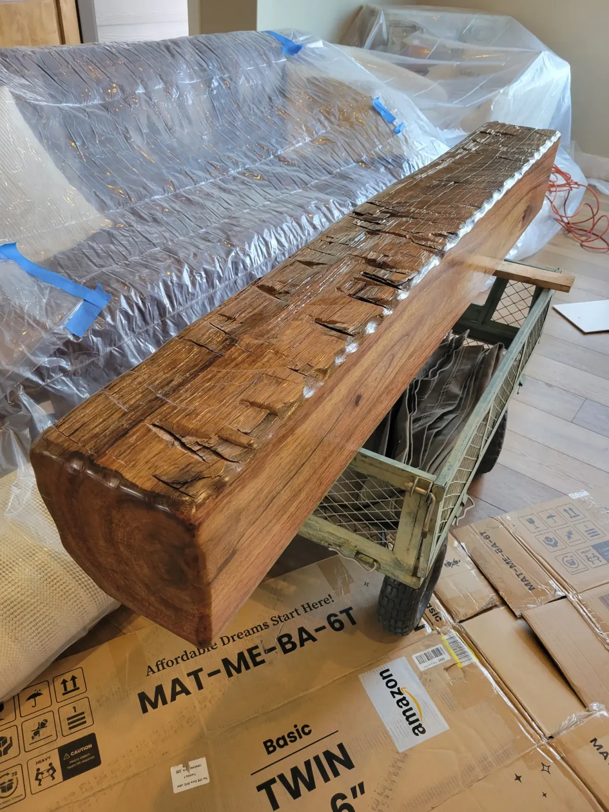 Finishing the Timber