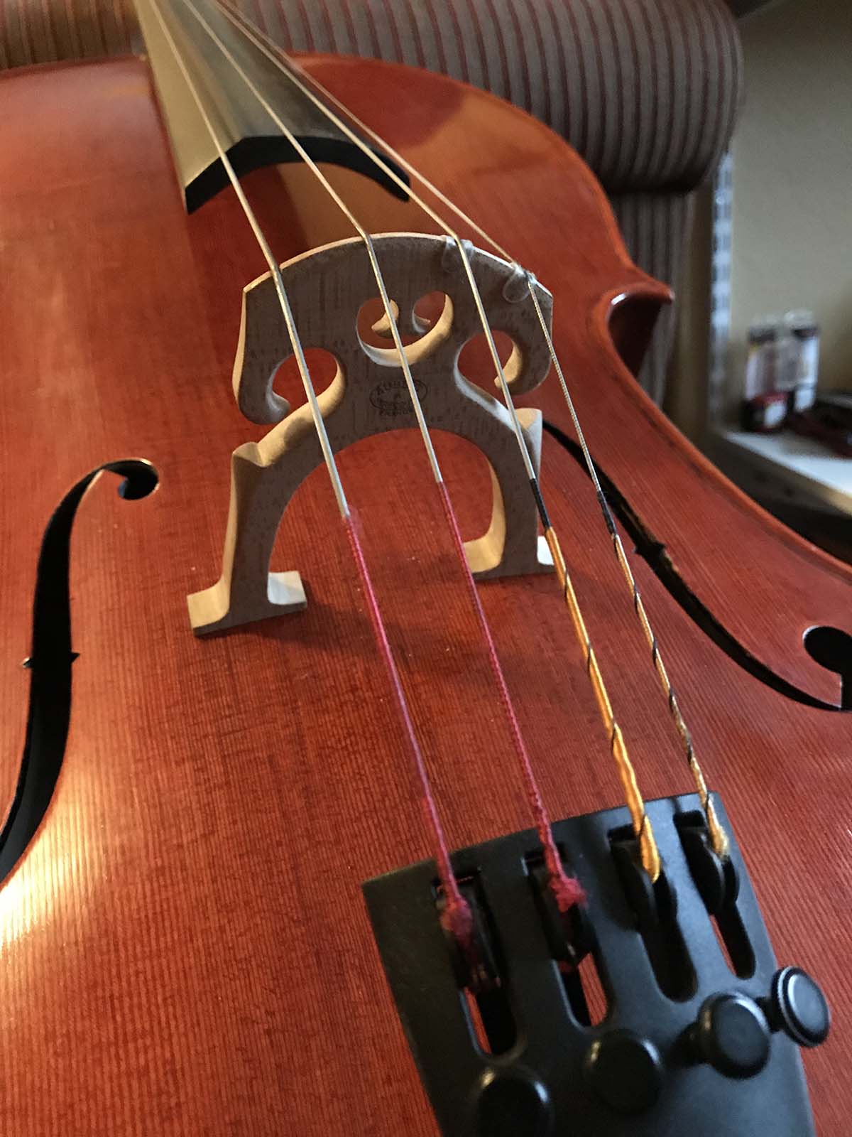 Refinishing a Cello with a Polymerized Tung Oil Ground Coat