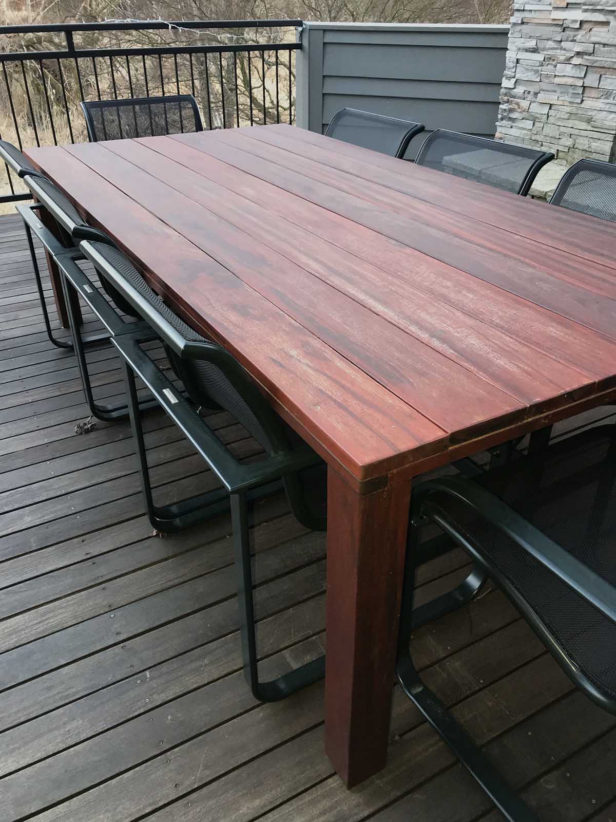table tigerwood exoshield wood stain exterior deck marine oil hardwood months taken grade april tung sun