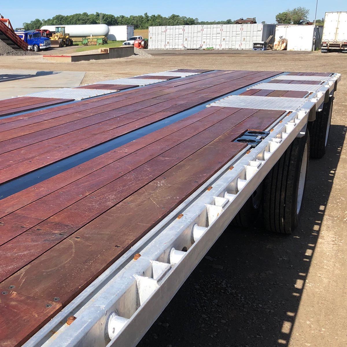 Drop Deck Trailer with Apitong Oil